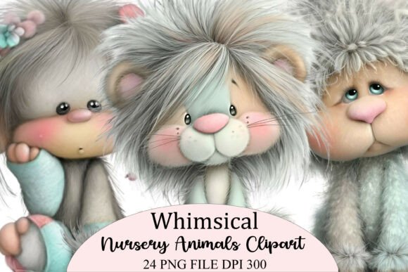 Download Watercolor Nursery Animals Clipart - Watercolor Collection
