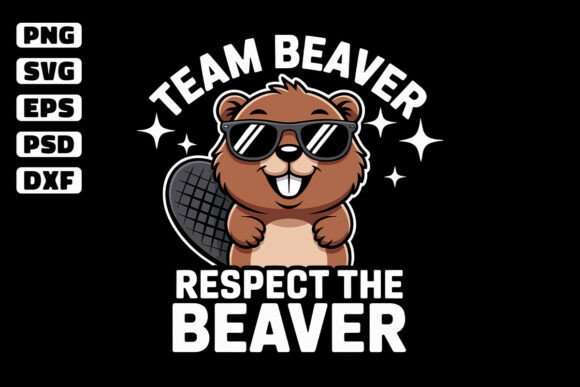 Download Team Beaver Funny Cartoon Animal SVG - Animal Collection
