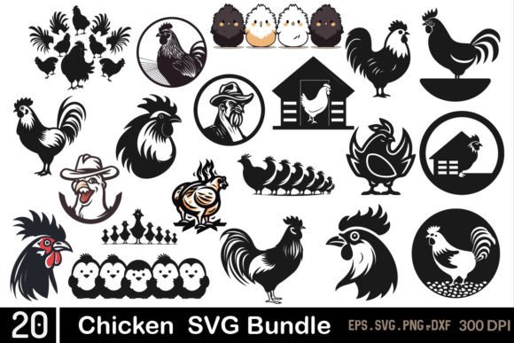 Download Chicken Svg Bundle, Farm Animal Svg - Animal Collection