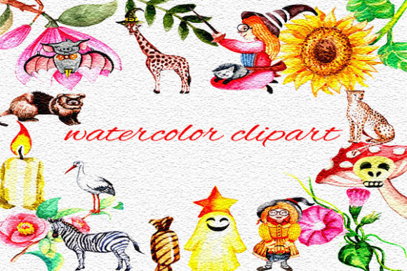 Download Watercolor Safari Animals - Watercolor Collection