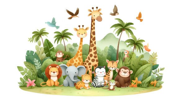Download Cute Jungle Animals - Animal Collection