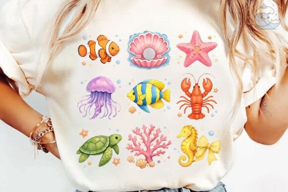 Download Cute Ocean Sea Animals PNG Clipart Bundl - Animal Collection