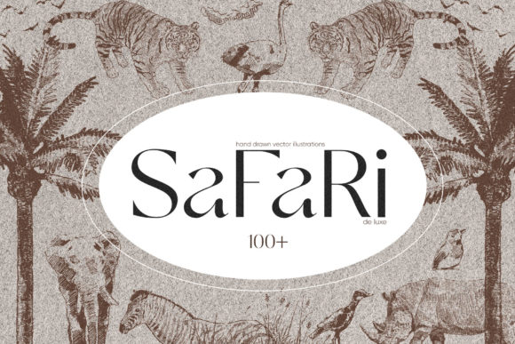 Download Africa. Safari Animals and Trees - Animal Collection