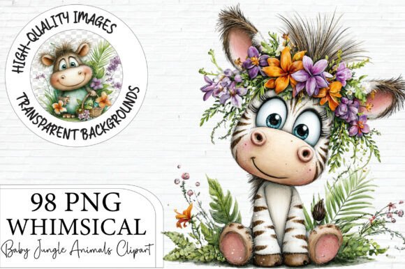 Download Baby Jungle Animals Clipart Bundle - Animal Collection