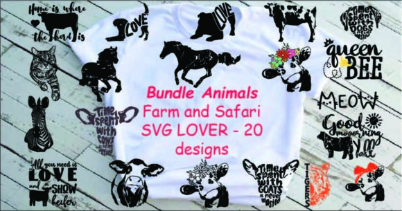 Download Farm and Safari Animals Bundle - Animal Collection