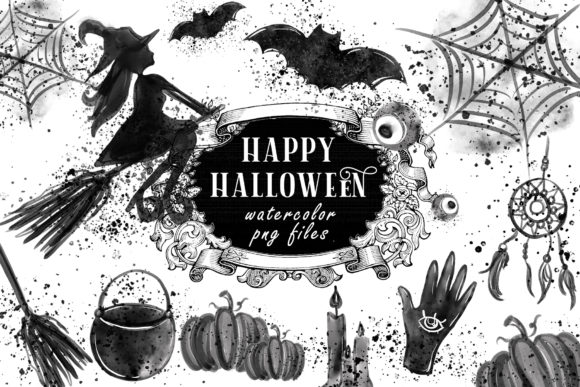 Download Halloween Watercolor Illustration - Watercolor Collection