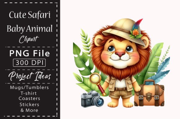Download Watercolor Safari Animal Clipart - Watercolor Collection