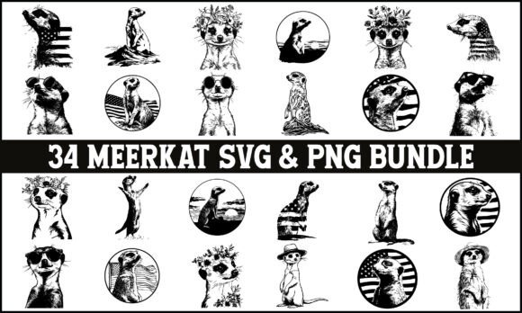 Download Meerkat SVG PNG Bundle, Safari Animal - Animal Collection