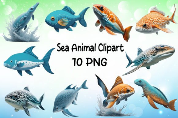 Download Sea Animal Clipart Bundle - Animal Collection