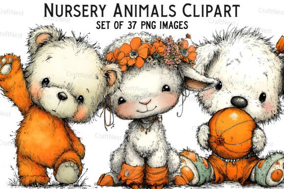 Download Nursery Animals Clipart - Animal Collection