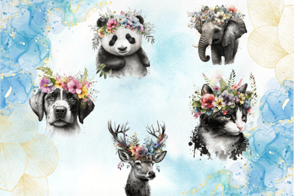 Download Watercolor Baby Animal Art Illustration - Watercolor Collection