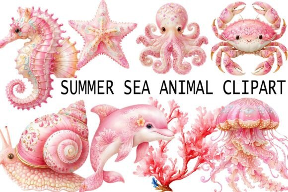 Download Summer Sea Animal Clipart - Animal Collection