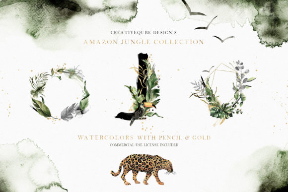 Download Amazon Jungle Watercolor Collection - Watercolor Collection