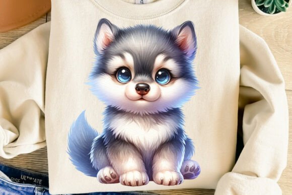 Download Baby Wolf Forest Animal Kids Png - Animal Collection