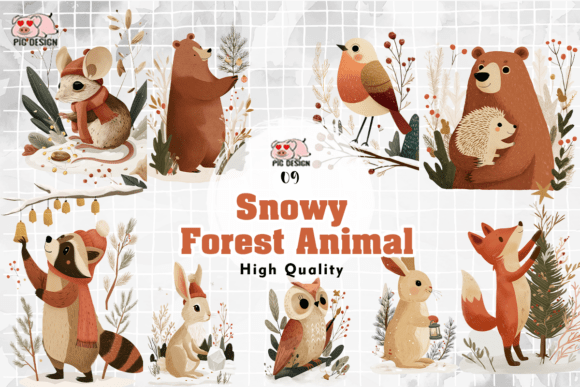 Download Snowy Forest Animal PNG - Animal Collection