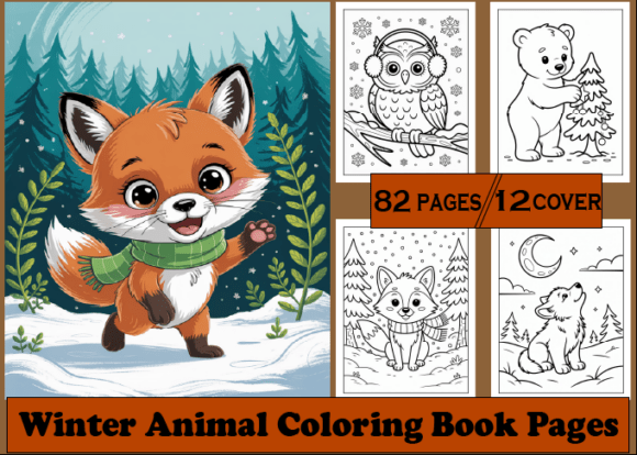 Download 82+ Winter Animal Coloring Book Pages - Animal Collection