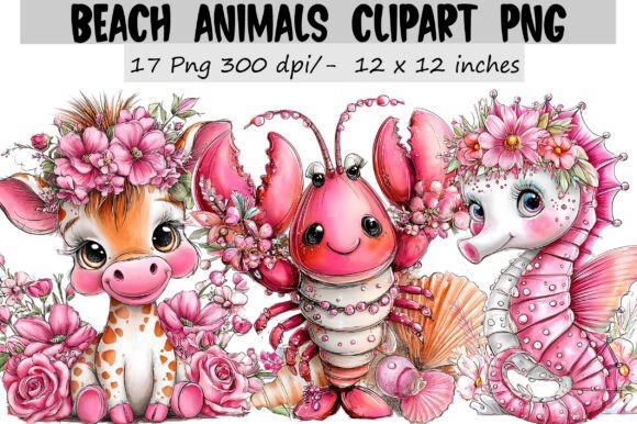 Download Beach Animals Clipart Png - Animal Collection