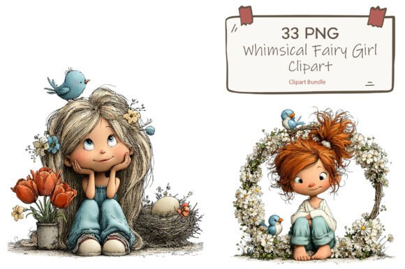 Download Whimsical Watercolor Fairy Garden PNG - Watercolor Collection