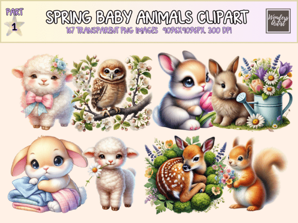 Download Spring Baby Animals Clipart - Animal Collection