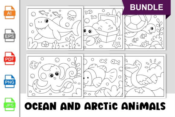 Download Ocean &amp; Arctic Animals Coloring Fun - Animal Collection