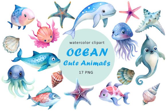 Download Ocean Animals Clipart. Sea Animals Png - Animal Collection