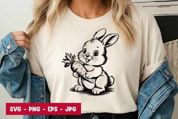 Download Baby Bunny Cute Cartoon Animal SVG PNG - Animal Collection
