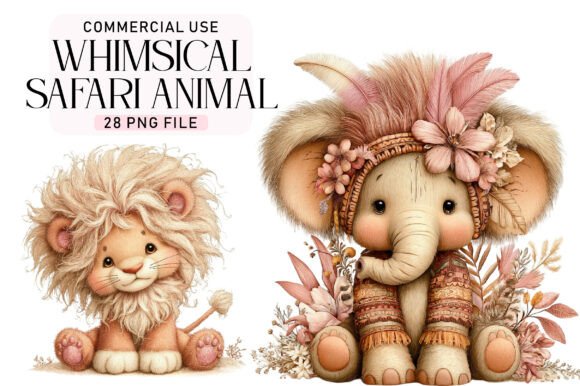 Download Safari Animal Clipart Bundle - Animal Collection