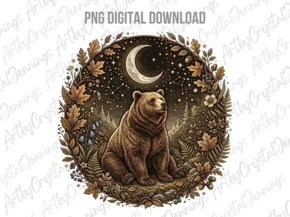 Download Celestial Moon Bear Forest Animal PNG - Animal Collection