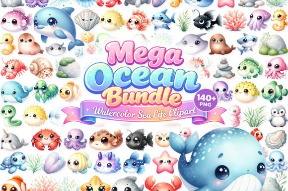 Download 140+ Cute Ocean Animals Clipart - Animal Collection