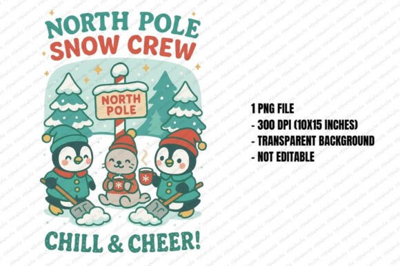 Download North Pole Snow Crew Animals PNG - Animal Collection
