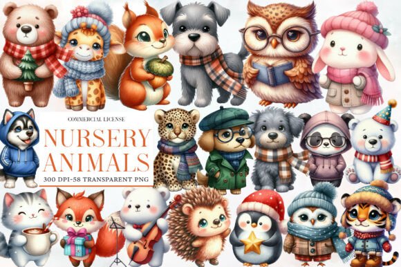 Download Nursery Animals Clipart - Animal Collection