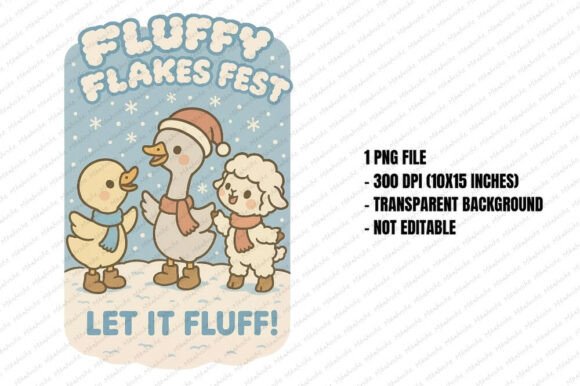 Download Fluffy Flakes Fest Animals PNG - Animal Collection