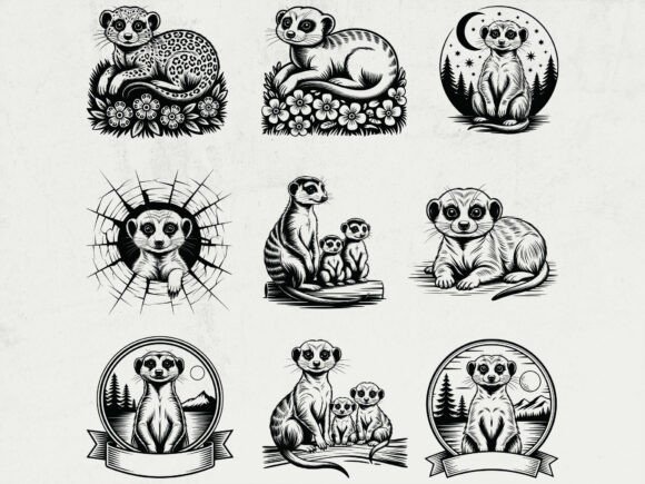 Download Meerkat SVG PNG Bundle,Safari Animal Svg - Animal Collection